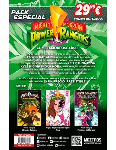 es::Mighty Morphin Power Rangers Pack Especial (3 tomos)