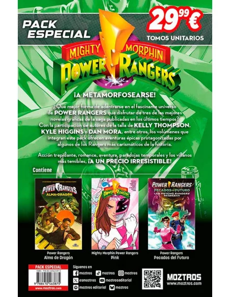 es::Mighty Morphin Power Rangers Pack Especial (3 tomos)