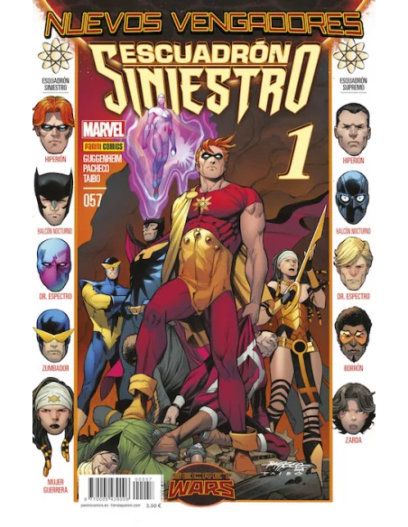 es::Los Nuevos Vengadores v2, 57. Escuadrón Siniestro - Secret Wars