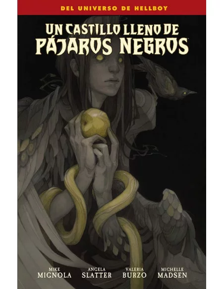 es::Un castillo lleno de pájaros negros