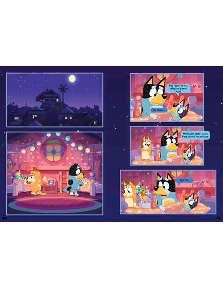 es::Bluey. El cartel