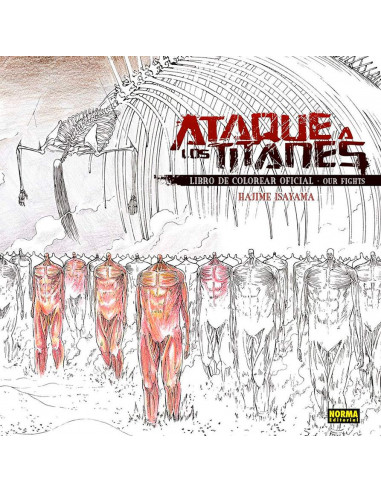 es::Ataque a los Titanes. Libro de colorear oficial 01