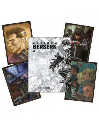 es::Maximum Berserk 21 (Portada Alternativa + 4 postales)