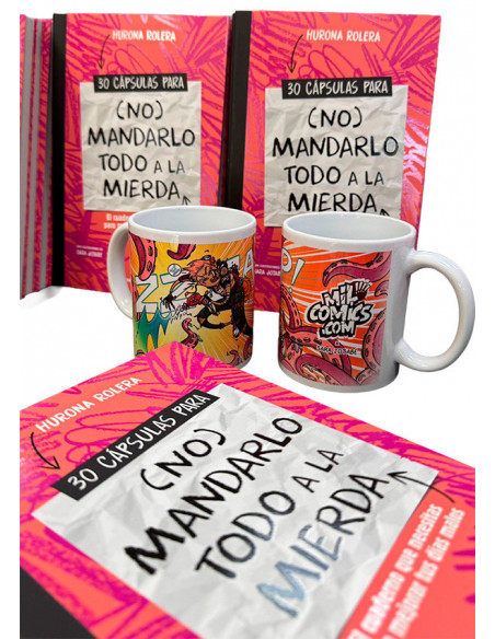 es::(Libro firmado + taza) 30 cápsulas para no mandarlo todo a la mierda