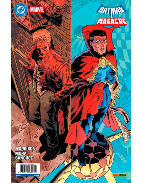 es::Marvel/DC: Batman/Masacre (Portada Alternativa de Hayden Sherman)