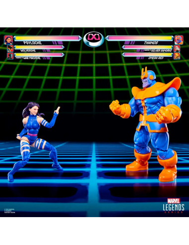 es::Figuras Captain Psylocke vs Thanos (Gamerverse) Marvel Legends