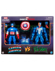 es::Figuras Captain America vs Venom (Gamerverse) Marvel Legends