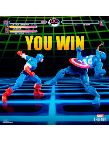 es::Figuras Captain America vs Venom (Gamerverse) Marvel Legends