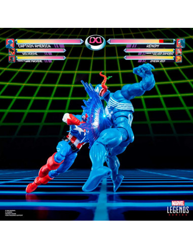 es::Figuras Captain America vs Venom (Gamerverse) Marvel Legends