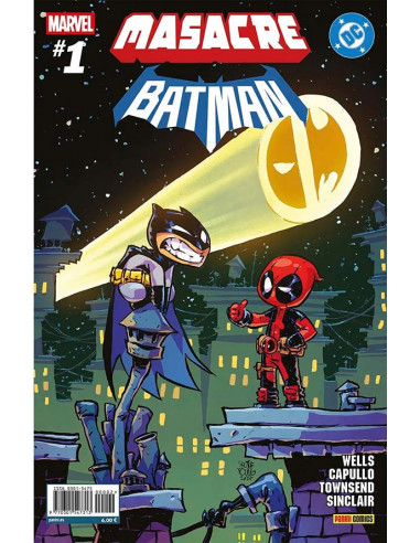 es::Marvel/DC: Masacre/Batman 01 (Portada Skottie Young)