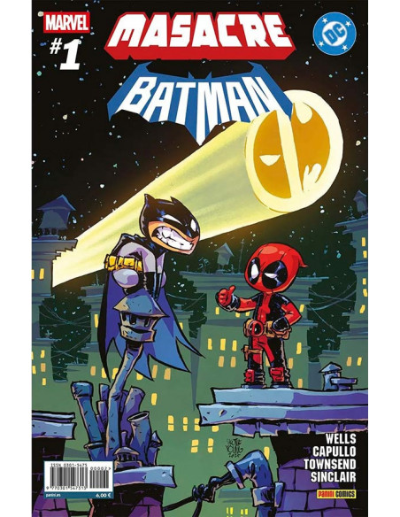 es::Marvel/DC: Masacre/Batman 01 (Portada Skottie Young)