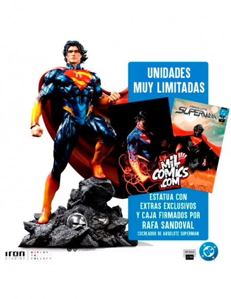 Estatua Superman Absolute Iron Studios con Extras Exclusivos Milcómics (PREORDER 01/2027)
