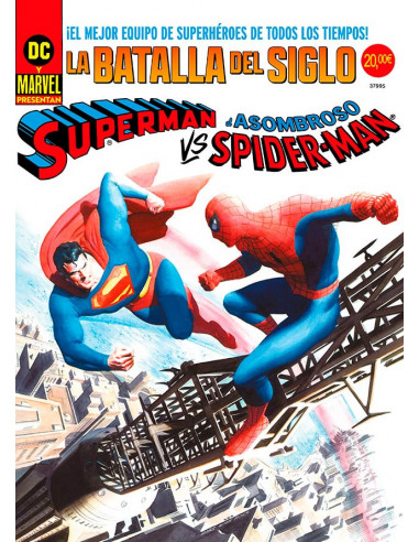 es::Superman vs. El Asombroso Spiderman (Marvel Treasury Edition) Portada Alternativa Alex Ross