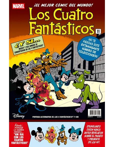 es::Los Cuatro Fantásticos 07 (189) (portada alternativa Disney Fantastic Four 189)