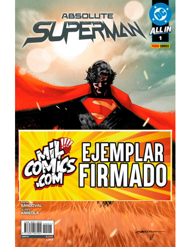 es::Absolute Superman 01. Firmado por Rafa Sandoval