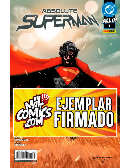 es::Absolute Superman 01. Firmado por Rafa Sandoval