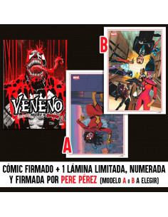 es::Veneno: Blanco, Negro y Sangre + Lámina a elegir. Firmados por Pere Pérez