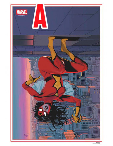 es::Lámina A3 Marvel Wonder Woman A. Firmada por Pere Pérez