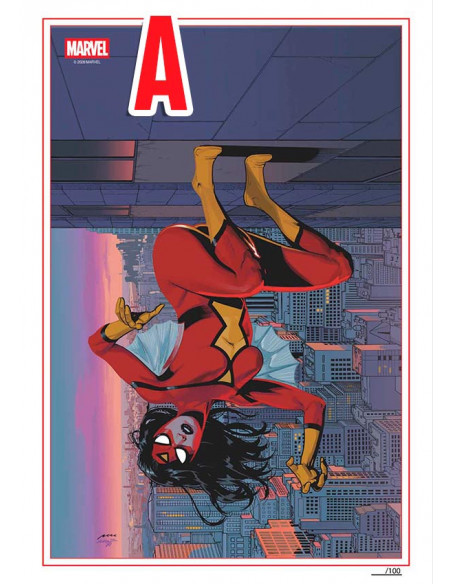 es::Lámina A3 Marvel Wonder Woman A. Firmada por Pere Pérez