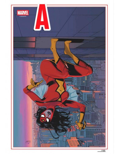 es::Lámina A3 Marvel Wonder Woman A. Firmada por Pere Pérez