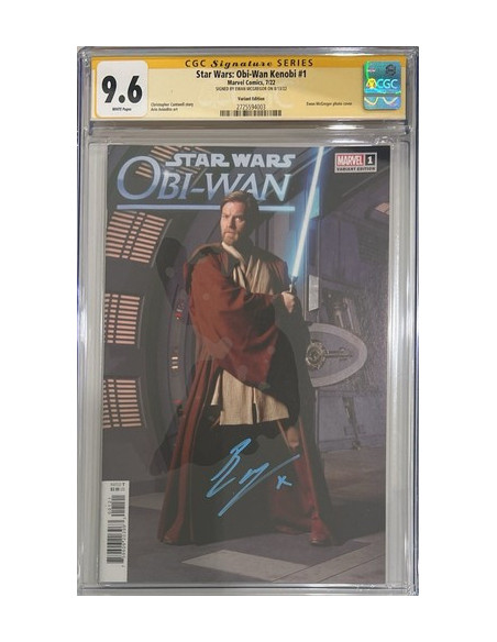 es::Star Wars Obi-Wan 1 Variant Edition CGC SS 9.6 Ewan McGregor