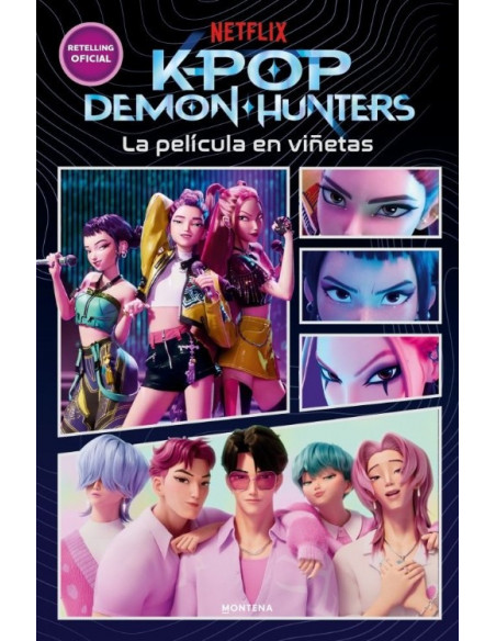 es::K-Pop Demon Hunters - La película en viñetas Retelling oficial