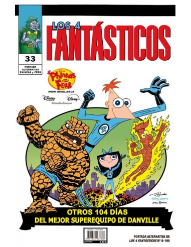 es::Los Cuatro Fantásticos 08 (190) (portada alternativa Disney Fantastic Four 190)