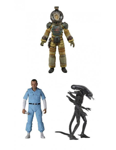 es::Alien 40th Anniversary Serie 1 Pack 3 figuras Kane, Ash, Xenomorph