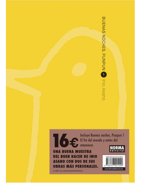 es::Pack de iniciación Inio Asano (Buenas noches Pun Pun 01 + El fin del mundo)