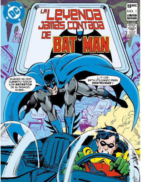 es::La Leyenda Jamás Contada de Batman. DC Edición Facsímil