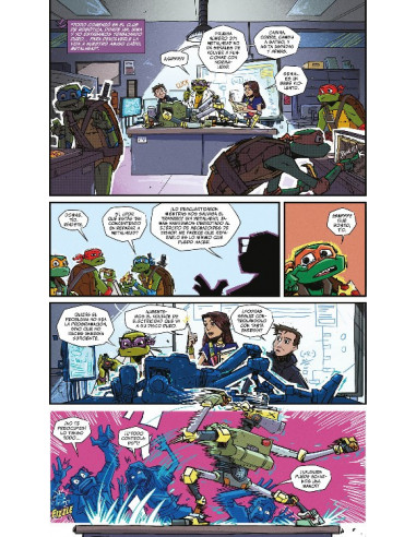 es::Historias de las Teenage Mutant Ninja Turtles: Un verano muy mechazoide