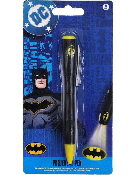es::Bolígrafo proyector con luz Batman Batseñal