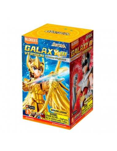 es::Caja Sorpresa Saint Seiya: The Legacy of Sagittarius Galaxy Version Blokees 