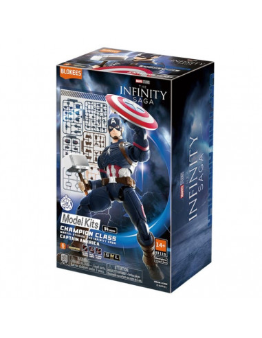 es::Kit Figura Captain America Marvel Infinity Saga Champion Class Blokees