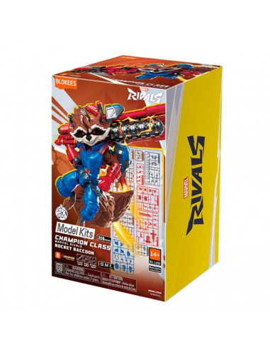 es::Kit Figura Rocket Racoon Marvel Rivals Champion Class Blokees
