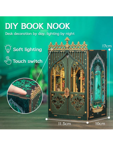 es::Cutebee Book Nook The Darkness Herbarium 98 piezas. Kit de montaje