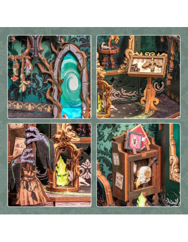 es::Cutebee Book Nook The Darkness Herbarium 98 piezas. Kit de montaje