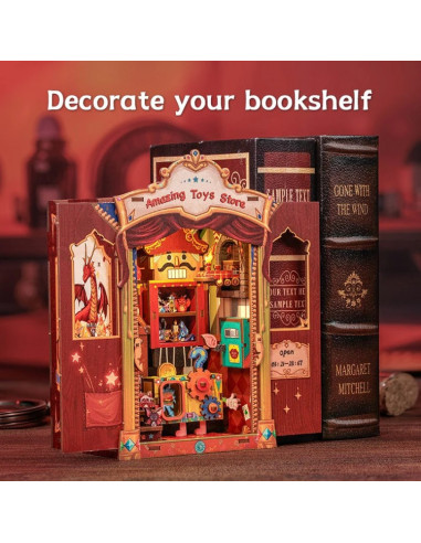 es::Cutebee Book Nook Amazing Toy Store. Kit de montaje