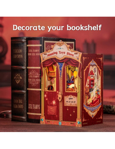 es::Cutebee Book Nook Amazing Toy Store. Kit de montaje