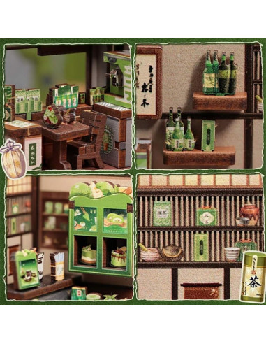 es::Cutebee Mini Store Kyoto Matcha Cottage Kit de montaje
