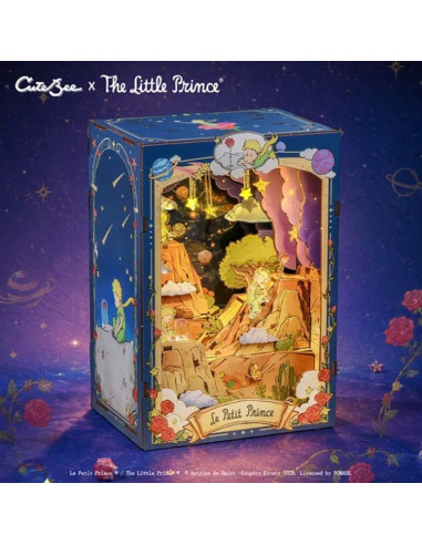 es::Cutebee Book Nook El Principito: El Planeta y La Rosa. Kit de montaje