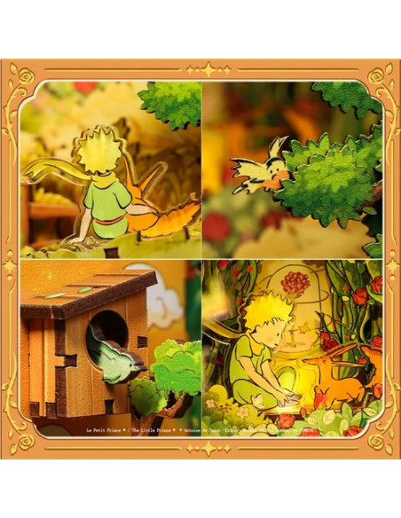 es::Cutebee Book Nook El Principito: Promesa en el Campo de Trigo. Kit de montaje es::Cutebee Book Nook El Principito: Promesa en el Campo de Trigo. Kit de montaje