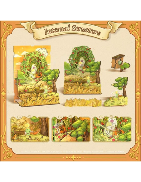 es::Cutebee Book Nook El Principito: Promesa en el Campo de Trigo. Kit de montaje es::Cutebee Book Nook El Principito: Promesa en el Campo de Trigo. Kit de montaje