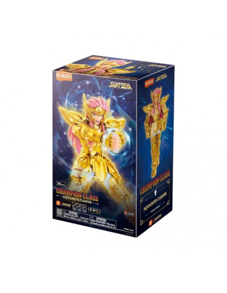 es::Kit Figura Aquarius Camus Saint Seiya Champion Class Blokees