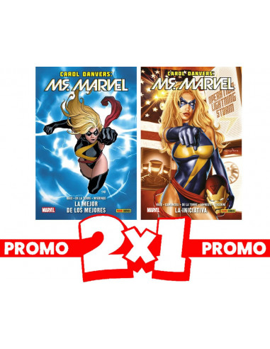 es::2x1 Carol Danvers: Ms. Marvel La mejor de las mejores + La inciativa