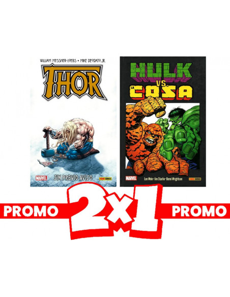 es::2x1 Hulk vs. La Cosa. Grandes tortas + Thor: sin previo aviso