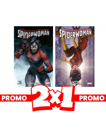 es::2x1 Spiderwoman 02 Rabia ciega + 03 Vuelta a los orígenes