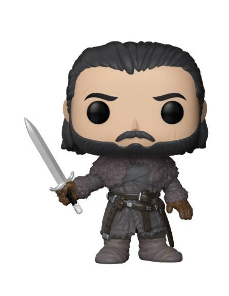 es::Juego de tronos POP! TV Vinyl Figura Jon Snow Beyond the Wall 9 cm