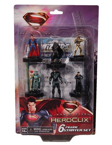 es::Dc Heroclix - Man Of Steel Starter Set 6-PACK