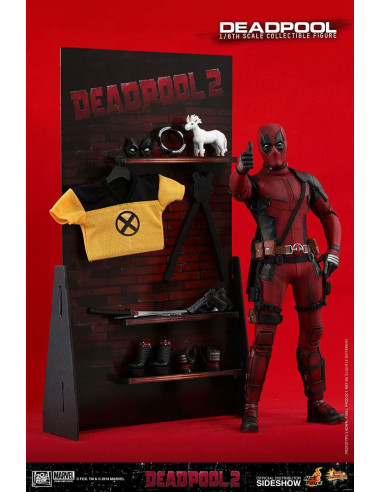 es::Deadpool 2 Figura 1/6 Deadpool Hot Toys 31 cm